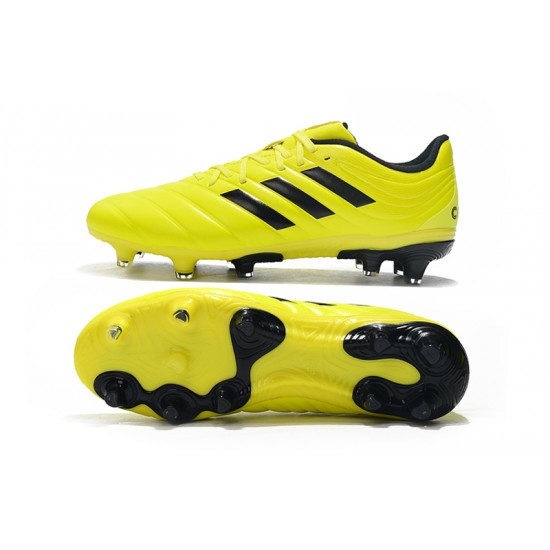 Descubrir  Botas de fútbol Adidas Copa 19.4 FG Yellow Negro