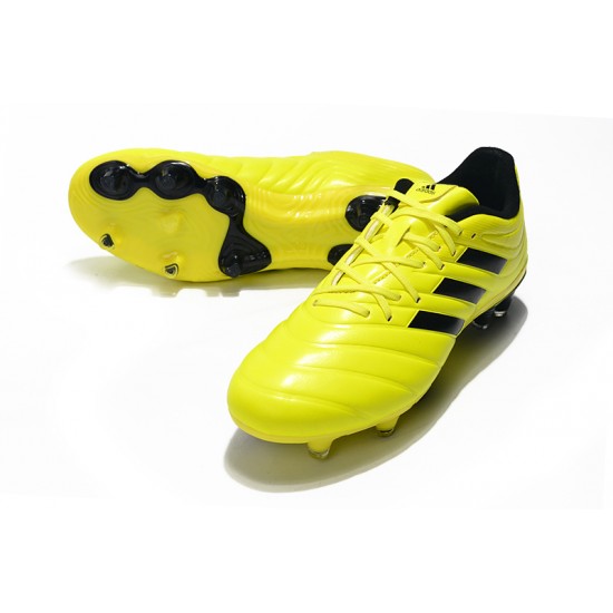Descubrir  Botas de fútbol Adidas Copa 19.4 FG Yellow Negro