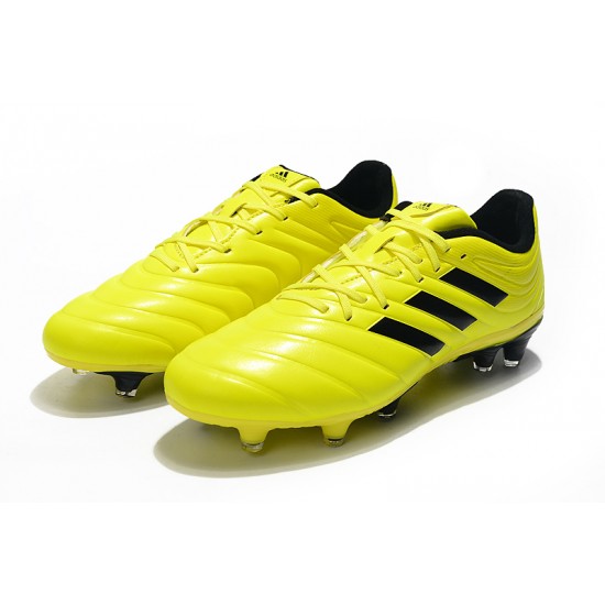 Descubrir  Botas de fútbol Adidas Copa 19.4 FG Yellow Negro