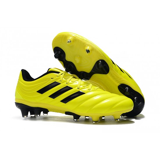 Descubrir  Botas de fútbol Adidas Copa 19.4 FG Yellow Negro