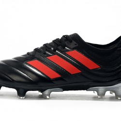 Botas de fútbol Adidas Copa 20.1 FG Salag Negro Rojo 