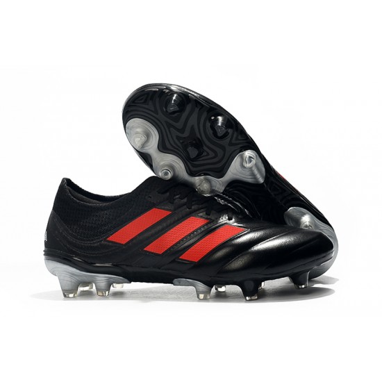 Calidad superior  Botas de fútbol Adidas Copa 20.1 FG Salag Negro Rojo