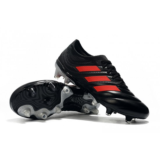 Calidad superior  Botas de fútbol Adidas Copa 20.1 FG Salag Negro Rojo