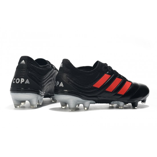 Calidad superior  Botas de fútbol Adidas Copa 20.1 FG Salag Negro Rojo
