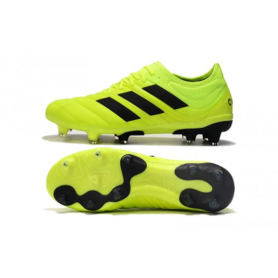 Descubrir  Botas de fútbol Adidas Copa 20.1 FG Salag Verde Fluo Negro