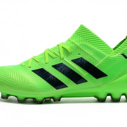 Botas de fútbol Adidas Nemeziz 18 AG Verde Negro