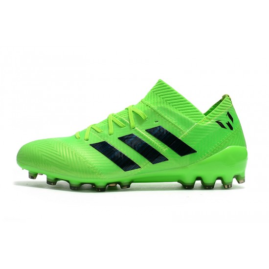 Descubrir  Botas de fútbol Adidas Nemeziz 18 AG Verde Negro