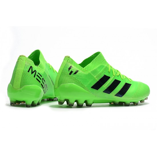 Descubrir  Botas de fútbol Adidas Nemeziz 18 AG Verde Negro