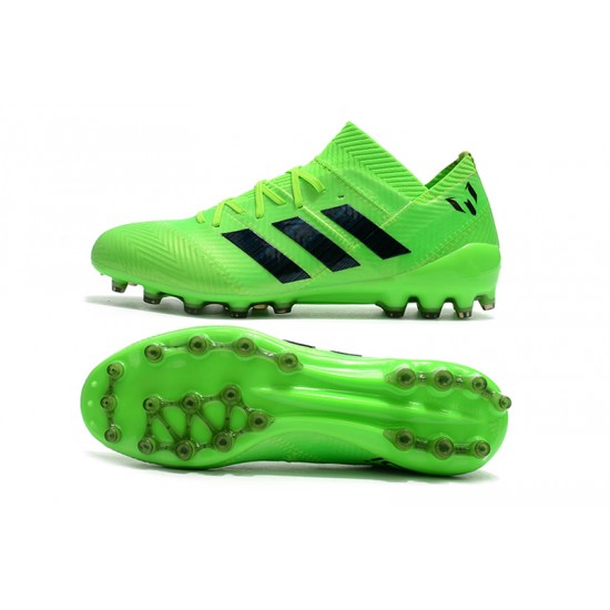 Descubrir  Botas de fútbol Adidas Nemeziz 18 AG Verde Negro