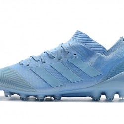 Botas de fútbol Adidas Nemeziz 18 AG Light Azul