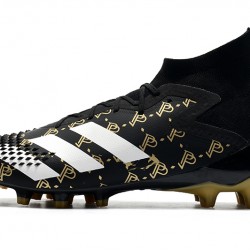 Botas de fútbol Adidas Predator Mutator 20.1 AG Negro Gold Blanco
