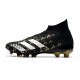 Alta calidad Botas de fútbol Adidas Predator Mutator 20.1 AG Negro Gold Blanco