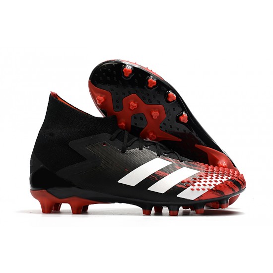 Descubrir  Botas de fútbol Adidas Predator Mutator 20.1 AG Negro Rojo Blanco