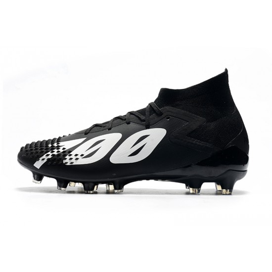 Alta calidad Botas de fútbol Adidas Predator Mutator 20.1 AG Negro Blanco