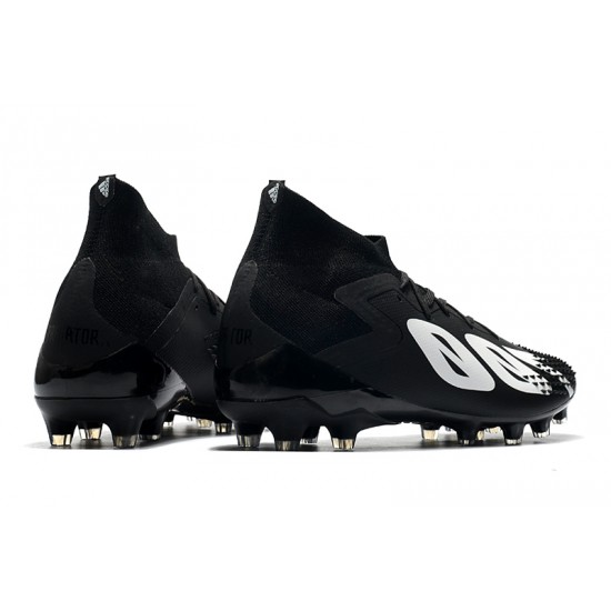 Alta calidad Botas de fútbol Adidas Predator Mutator 20.1 AG Negro Blanco