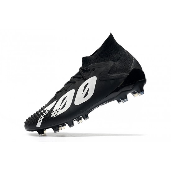 Alta calidad Botas de fútbol Adidas Predator Mutator 20.1 AG Negro Blanco
