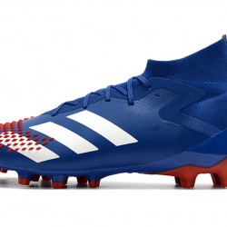 Botas de fútbol Adidas Predator Mutator 20.1 AG Azul Blanco Rojo