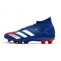 Botas de fútbol Adidas Predator Mutator 20.1 AG Azul Blanco Rojo