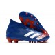 Alta calidad Botas de fútbol Adidas Predator Mutator 20.1 AG Azul Blanco Rojo