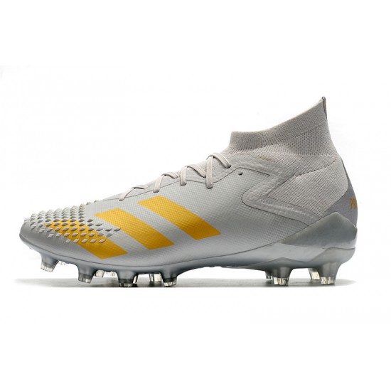 Explorar  Botas de fútbol Adidas Predator Mutator 20.1 AG Metallic Plata Gold