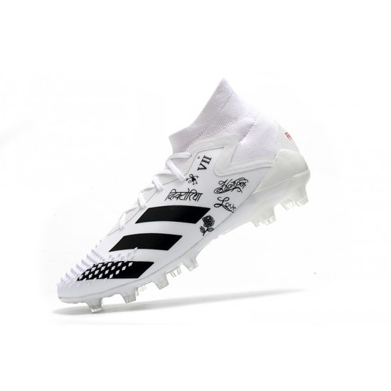 Calidad superior  Botas de fútbol Adidas Predator Mutator 20.1 AG Blanco Negro
