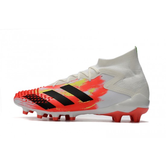 Descubrir  Botas de fútbol Adidas Predator Mutator 20.1 AG Blanco naranja Negro
