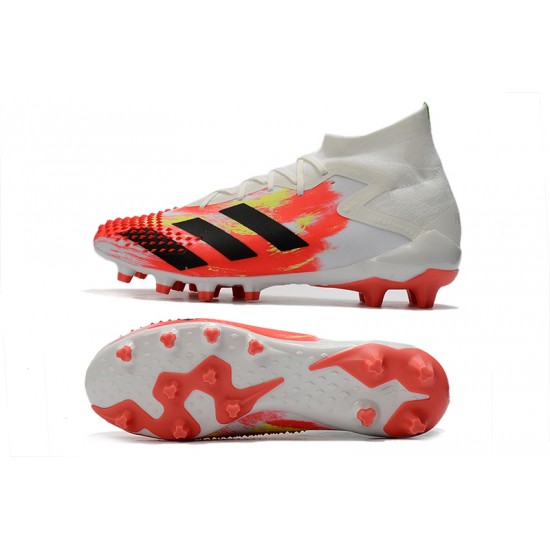 Descubrir  Botas de fútbol Adidas Predator Mutator 20.1 AG Blanco naranja Negro