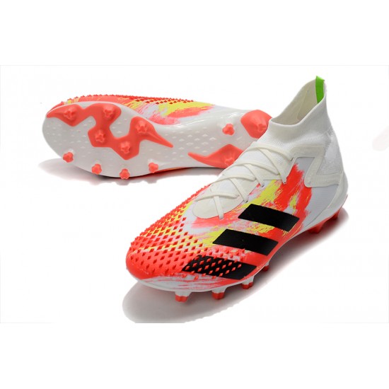 Descubrir  Botas de fútbol Adidas Predator Mutator 20.1 AG Blanco naranja Negro