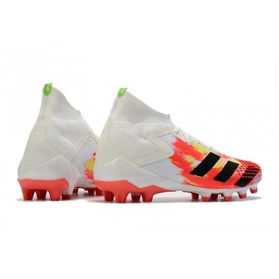 Descubrir  Botas de fútbol Adidas Predator Mutator 20.1 AG Blanco naranja Negro