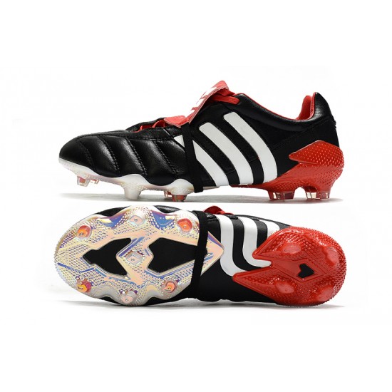 Tienda  Botas de fútbol Adidas Predator ManiaTormentor FG - Negro Blanco Rojo
