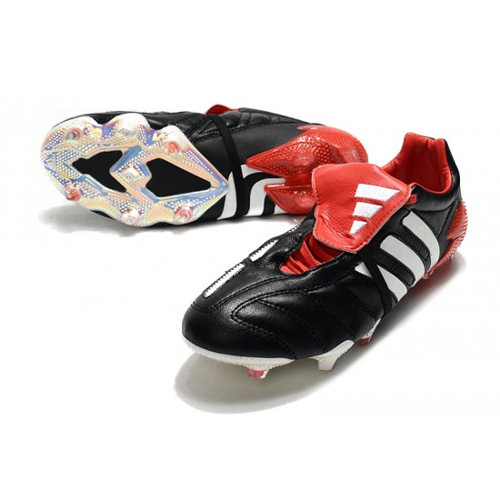Tienda  Botas de fútbol Adidas Predator ManiaTormentor FG - Negro Blanco Rojo