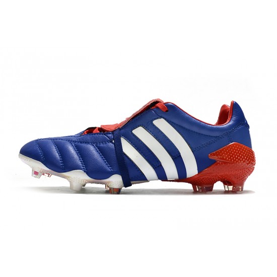 Tienda  Botas de fútbol Adidas Predator ManiaTormentor FG - Azul Blanco Rojo
