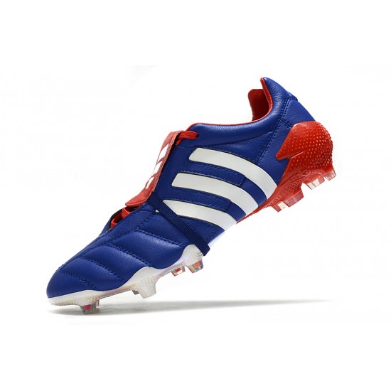 Tienda  Botas de fútbol Adidas Predator ManiaTormentor FG - Azul Blanco Rojo