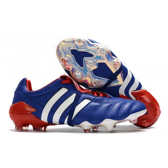 Tienda  Botas de fútbol Adidas Predator ManiaTormentor FG - Azul Blanco Rojo