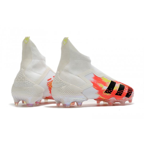 Explorar  Botas de fútbol Adidas Predator Mutator 20+ FG - Blanco naranja Negro