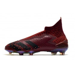 Botas de fútbol Adidas Predator Mutator 20+ FG Tormentor Animal - Rojo Negro