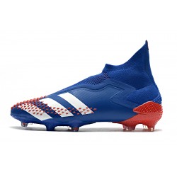 Botas de fútbol Adidas Predator Mutator 20+ FG Tormentor - Azul Blanco Rojo