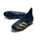 Alta calidad Botas de fútbol Adidas Predator Mutator 20+ FG Tormentor - Dark Azul Gold