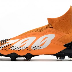 Botas de fútbol Adidas Predator Mutator 20+ FG Tormentor - naranja Blanco Negro