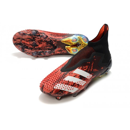 Comprar ahora  Botas de fútbol Adidas Predator Mutator 20+ FG Tormentor - Rojo Blanco Negro Azul