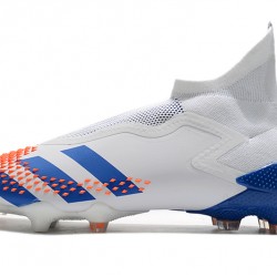 Botas de fútbol Adidas Predator Mutator 20+ FG Tormentor Blanco Azul Rojo