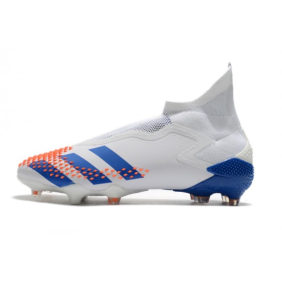 Descubrir  Botas de fútbol Adidas Predator Mutator 20+ FG Tormentor Blanco Azul Rojo