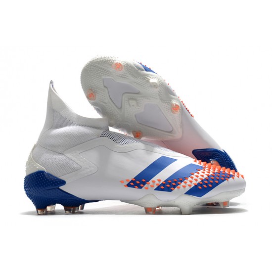 Descubrir  Botas de fútbol Adidas Predator Mutator 20+ FG Tormentor Blanco Azul Rojo