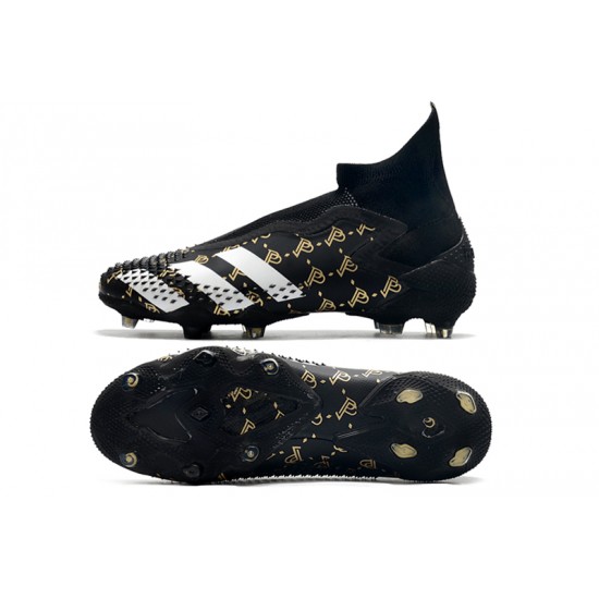 Mejor calidad  Botas de fútbol Adidas Predator Mutator 20+ FG Tormentor Pogba - Blanco Mtallic Gold