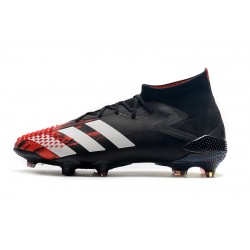 Botas de fútbol Adidas Predator Mutator 20.1 FG Tormentor - Negro Rojo Blanco