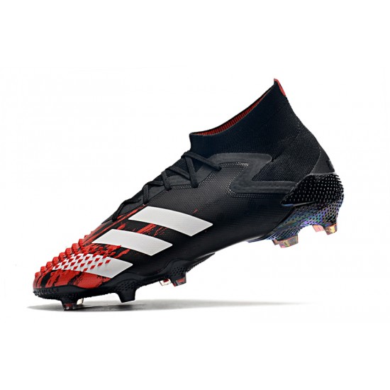 Mejor calidad  Botas de fútbol Adidas Predator Mutator 20.1 FG Tormentor - Negro Rojo Blanco