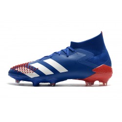 Botas de fútbol Adidas Predator Mutator 20.1 FG Tormentor - Azul Rojo Blanco