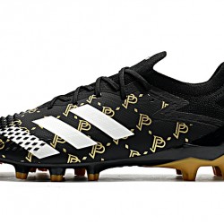 Botas de fútbol Adidas Predator Mutator 20.1 Low AG Negro Gold Blanco