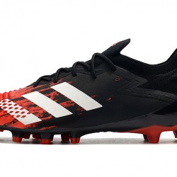 Botas de fútbol Adidas Predator Mutator 20.1 Low AG Negro Rojo Blanco