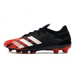 Botas de fútbol Adidas Predator Mutator 20.1 Low AG Negro Rojo Blanco